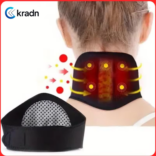 Self-Heating Neck Support Brace Magnetic Cervical Massage for Relaxation and Warmth No Need for Electricity Reusable
