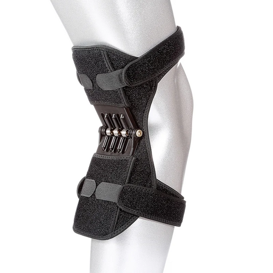1PC Joint Support Knee Pad Non-slip Lift Pain Relief For Knee Power Spring Force Stabilizer Knee Booster Working Sports Elder